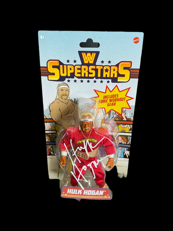 WWE Superstars Hulk Hogan Action Figure Autographed
