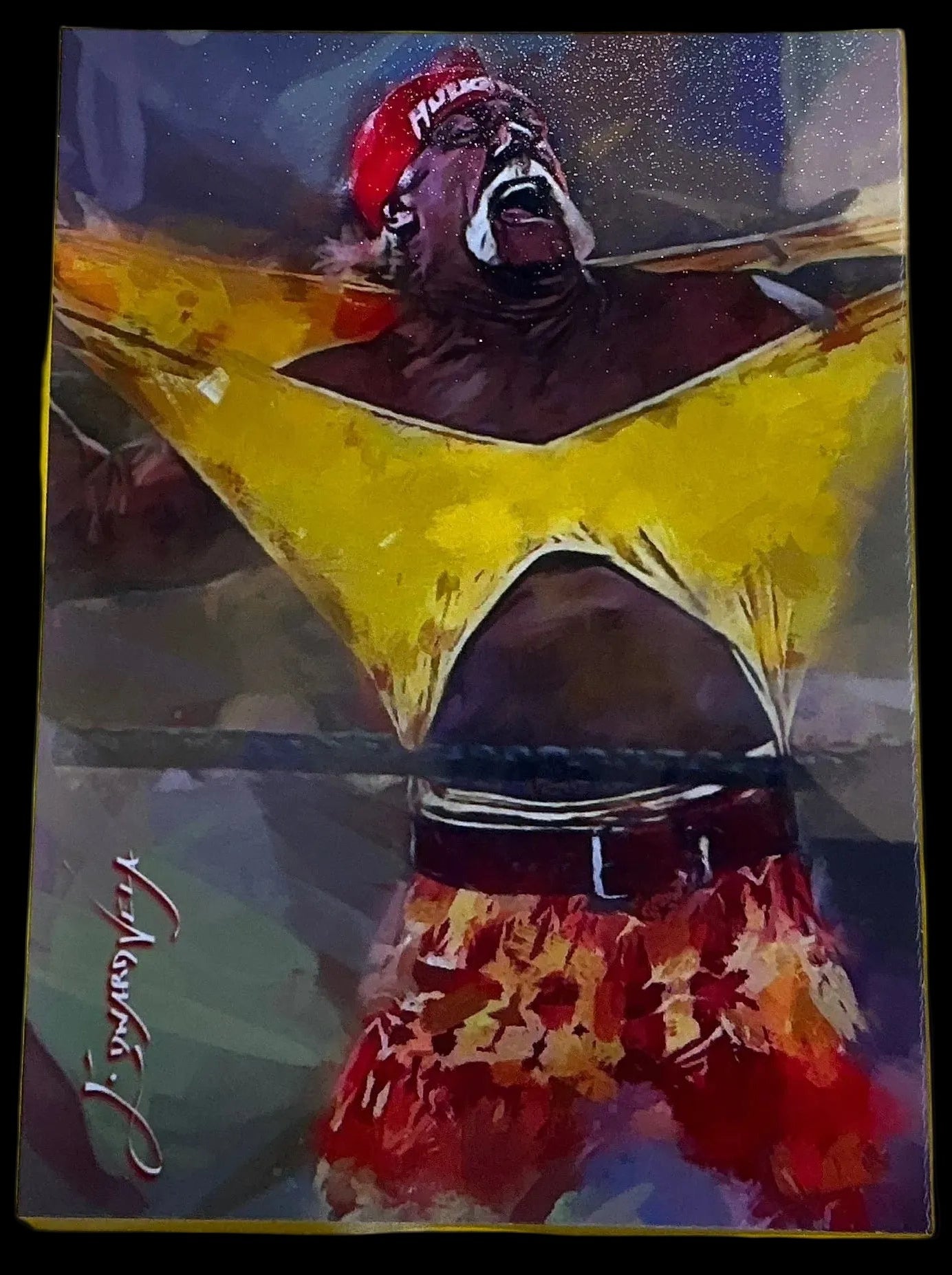 Edward Vela Hulk Hogan #9 6/50 Trading Card