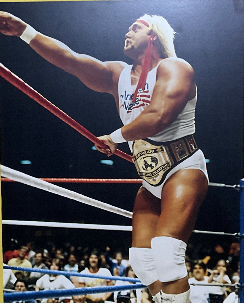 Hulk Hogan American Made Point Unsigned 8x10