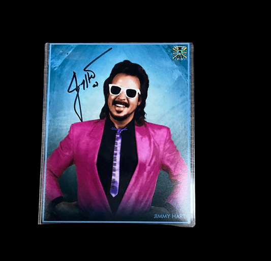 Jimmy Hart Pink Jacket Signed 8x10 Photo