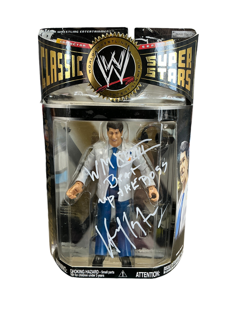 Signed WWE Classic Superstars Vince McMahon Action Figure 1 of 1