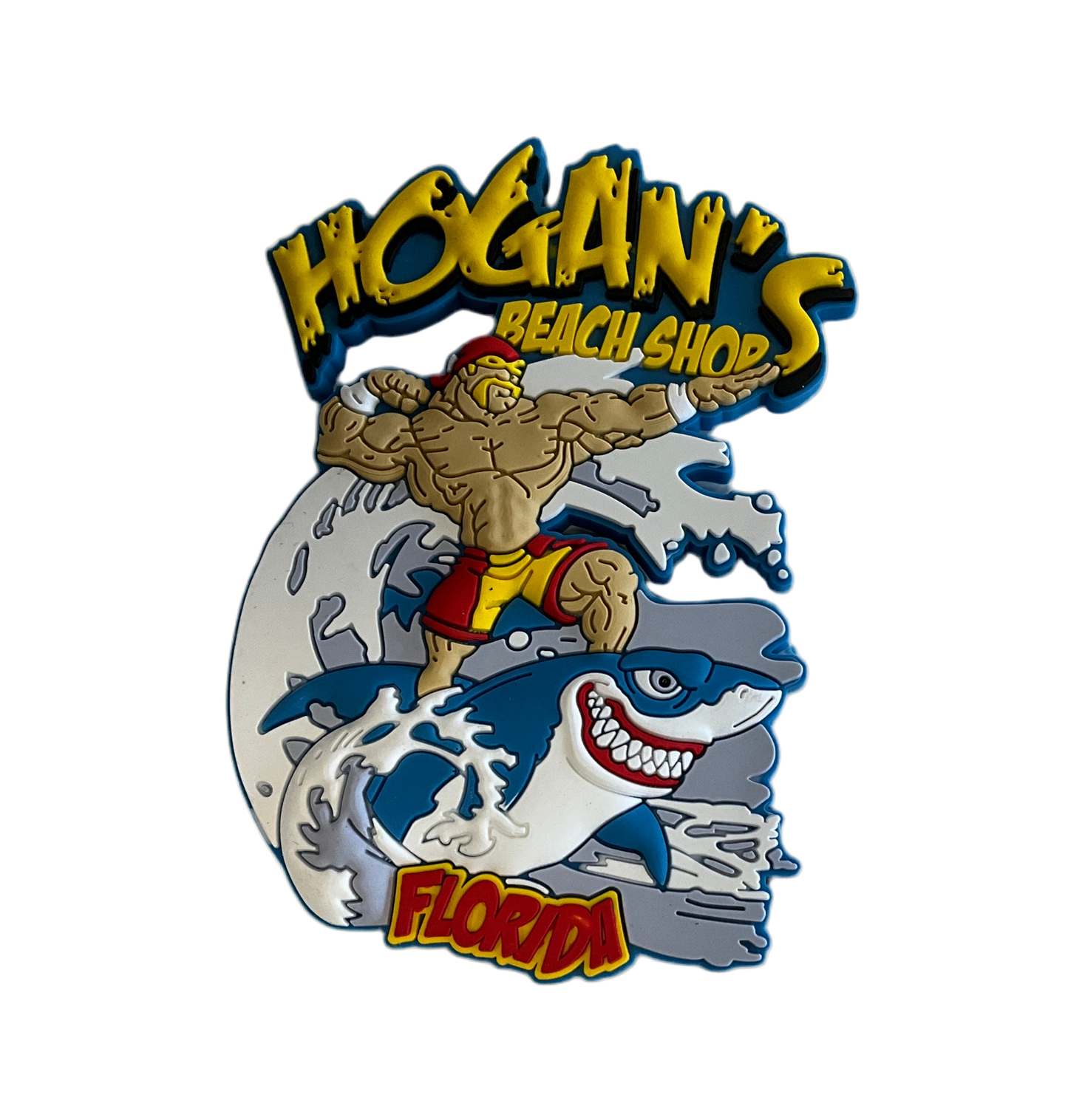 3D Magnet Shark Surf