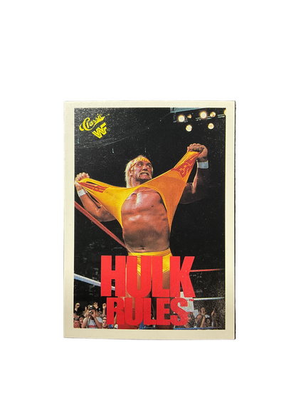 WF Classic Hulk Rules Shirt Rip Trading Card #129