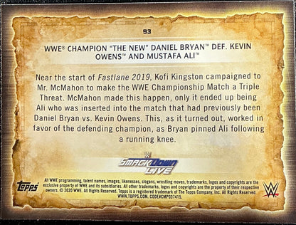 Daniel Bryan Fastlane #93 Trading Card