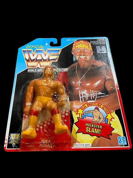 WWF Hulk Hogan Hasbro Figure Hulkster Slam Unsigned