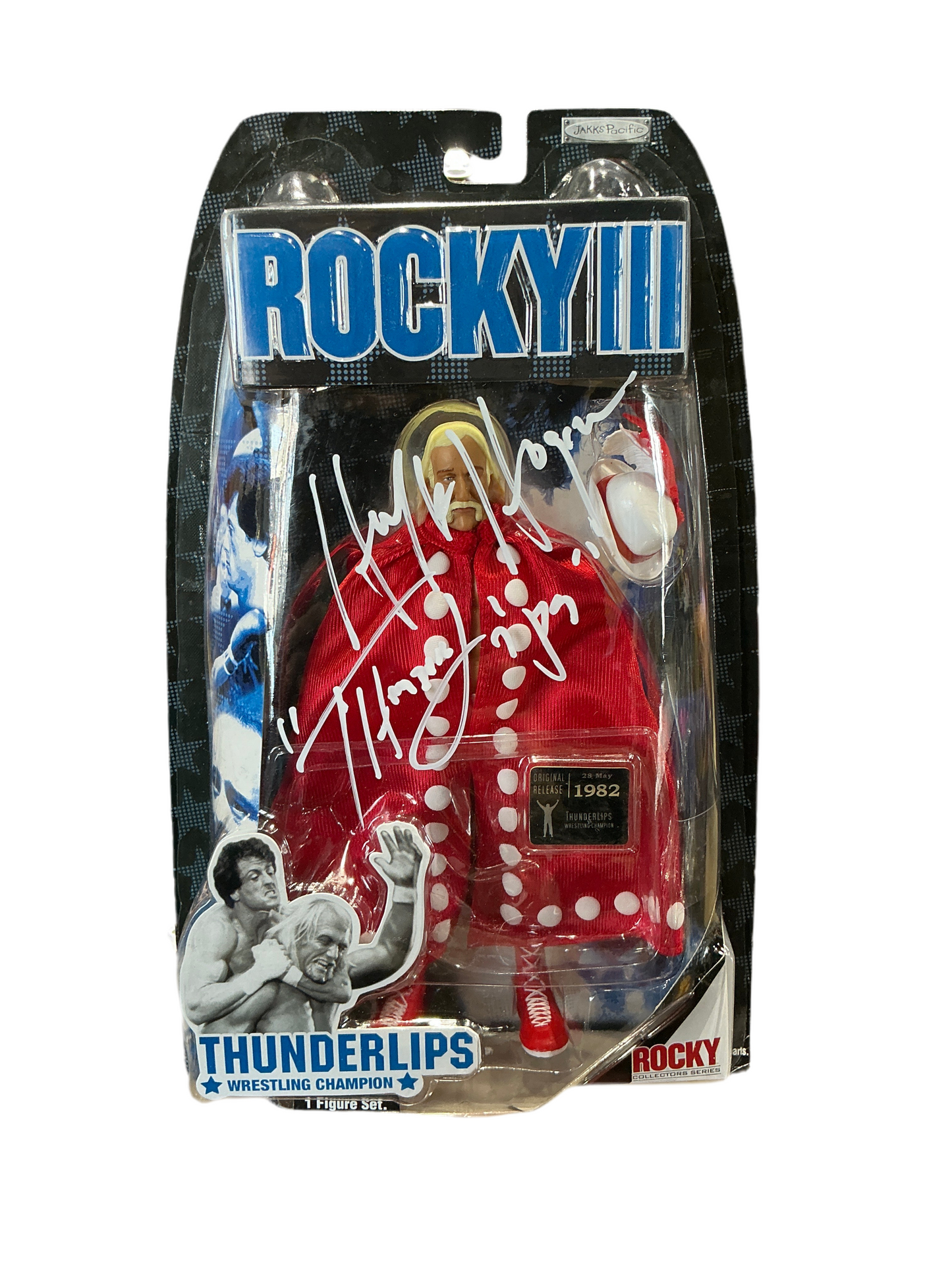 Rocky III Thunderlips Autographed Action Figure