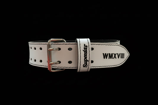White Hollywood WrestleMania 18  Cardillo Weight Belt