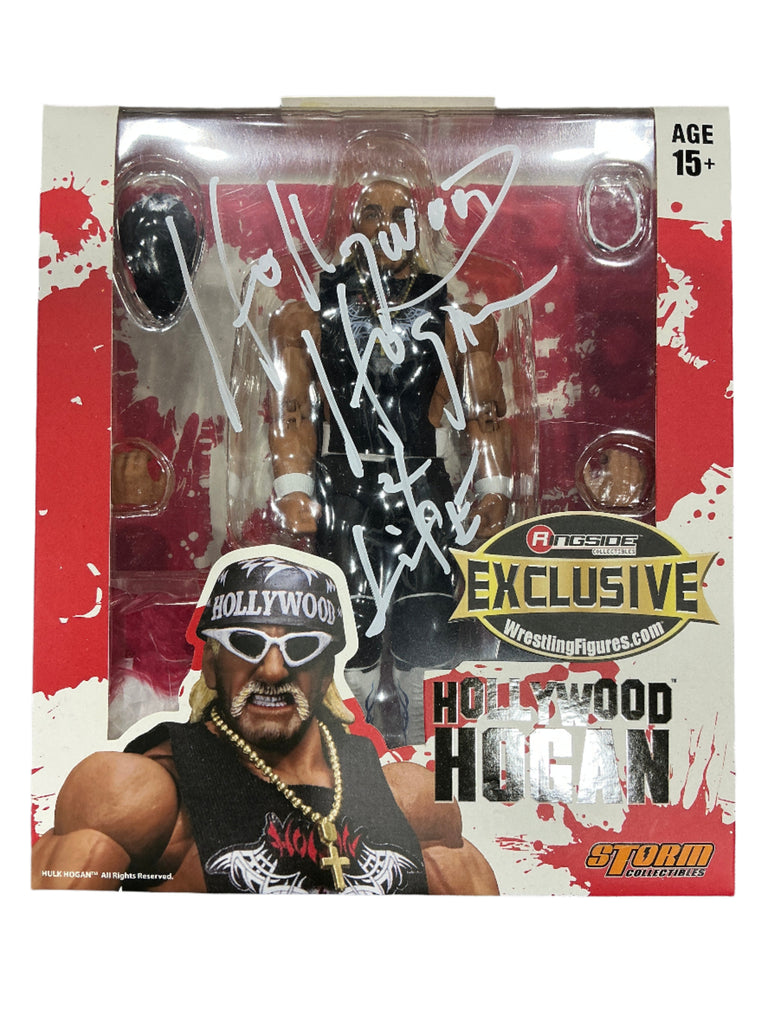 Storm Figure Hollywood Hogan Ringside Exclusive Signed