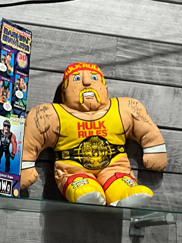 Signed WWF Hulk Hogan Wrestling Buddy