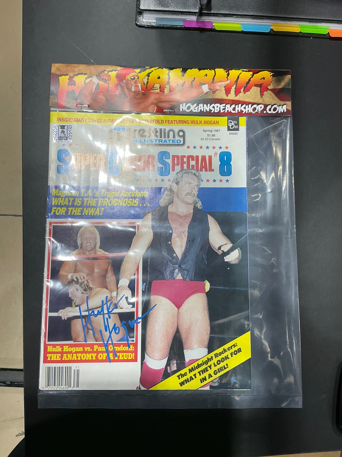 Signed Pro Wrestling Illustrated Magazine - Spring 1987