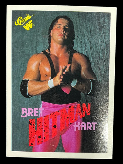 Classic WWF Bret Hitman Hart #37 Trading Card