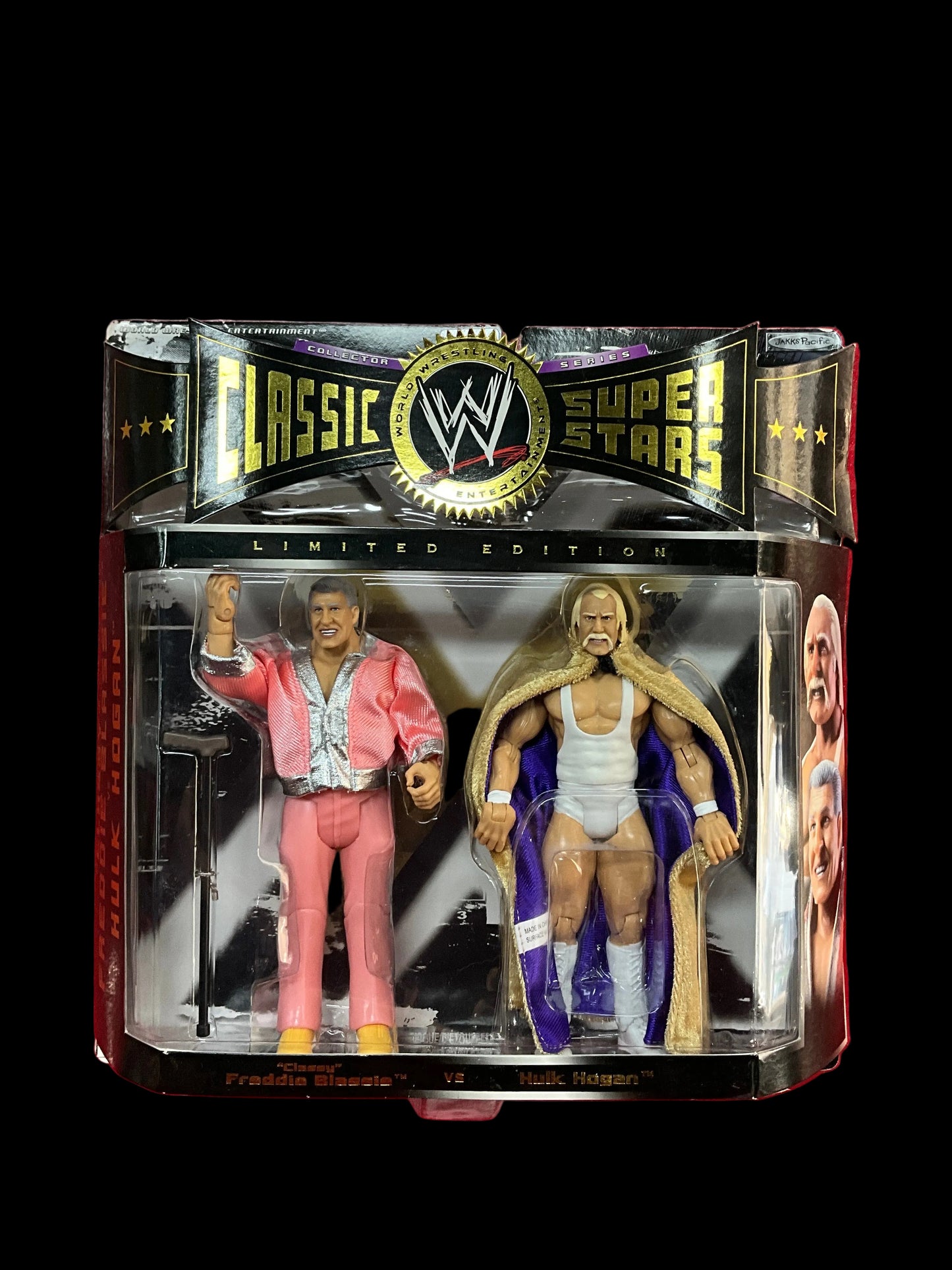 Hulk Hogan Freddie Blassie Classic Superstars Limited Edition Unsigned Figure