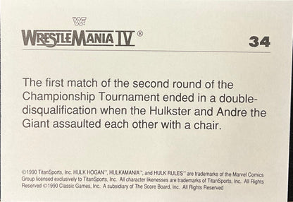 WWF Classic Trading Card # 34
