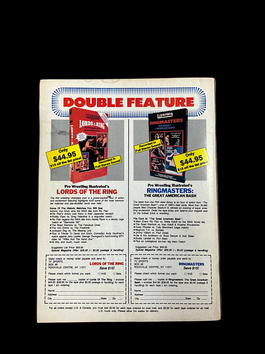 Pro Wrestling Illustrated Hulk Hogan Unsigned Magazine