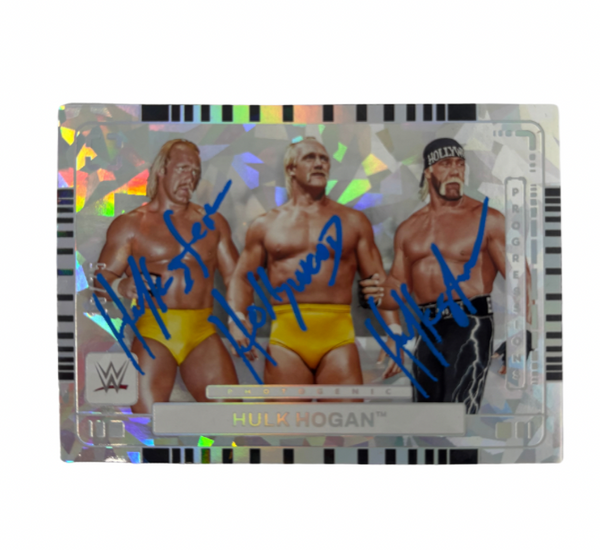 Hulk Hogan Photogenic WWE Topps Trading Card Signed