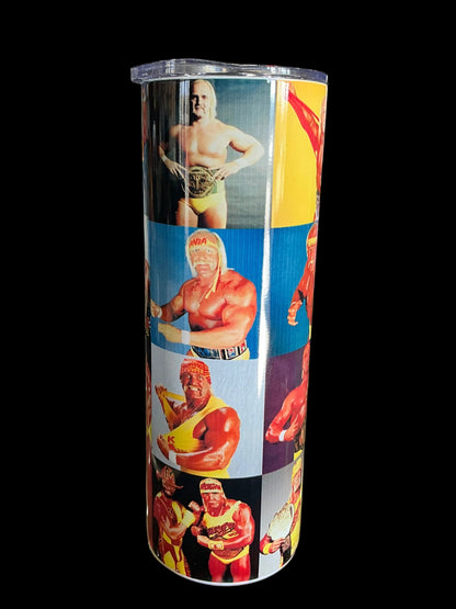 Hulk Collage 20oz Skinny Aluminum Tumbler