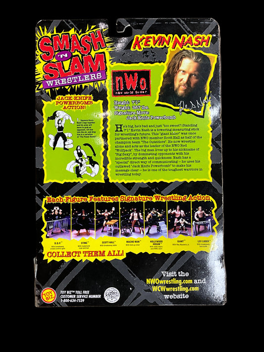 Kevin Nash Signed nWo Smash N Slam Action Figure