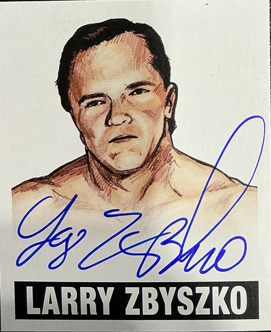 Consignment CM - Leaf Originals Larry Zbyszko Signed Trading Card