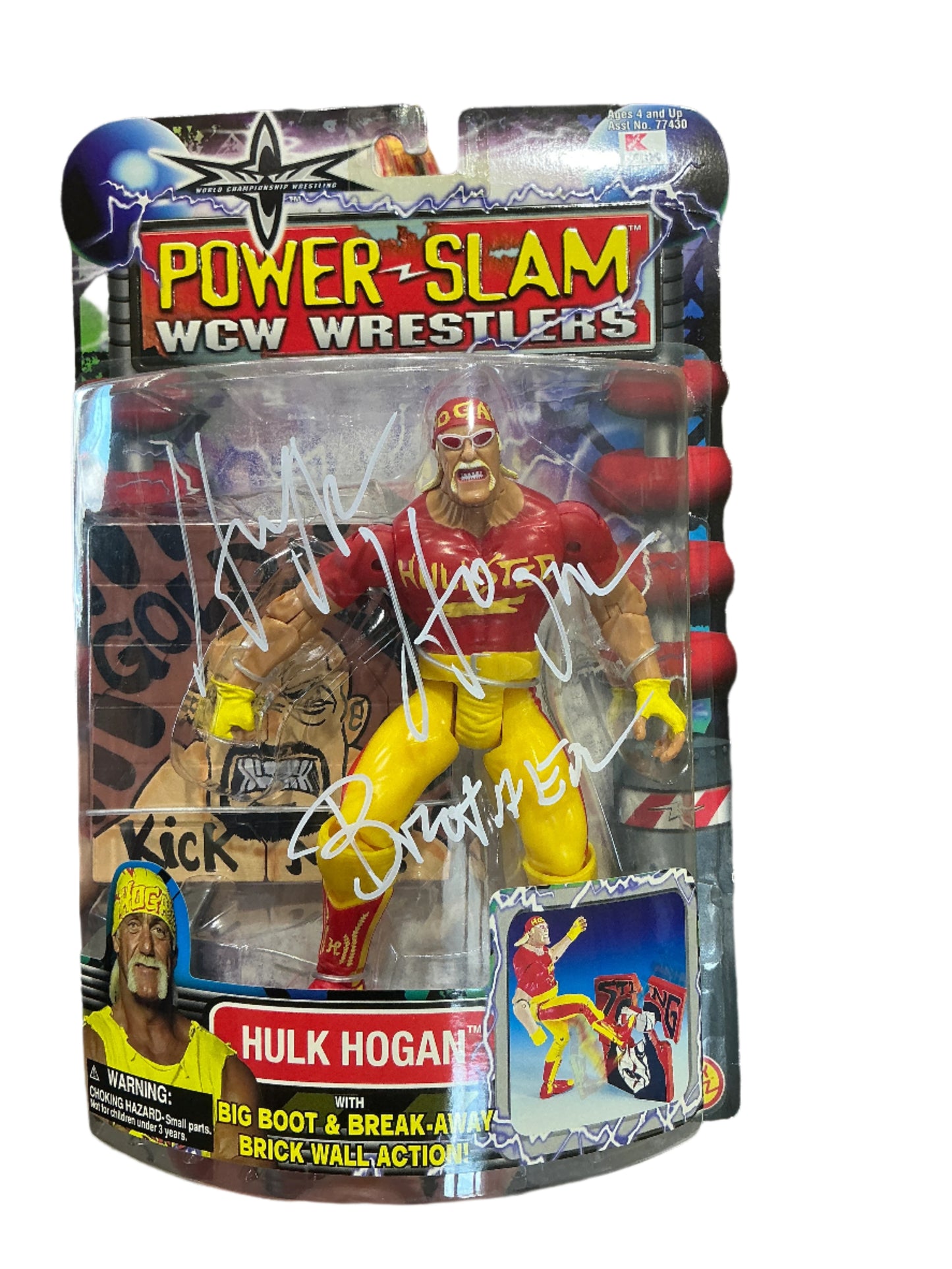 Power Slam Hulk Hogan Signed Figure