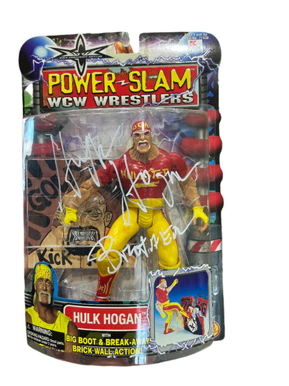 Power Slam Hulk Hogan Signed Figure