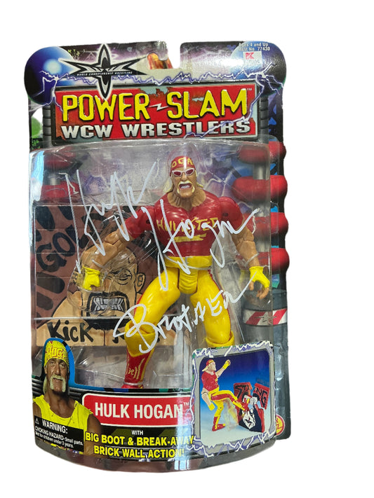 Power Slam Hulk Hogan Signed Figure