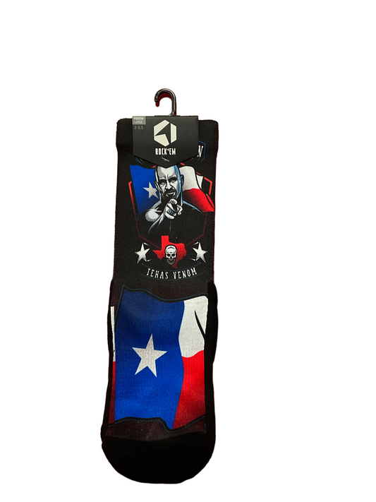 Youth Stone Cold Texas Venom Socks