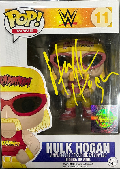 Signed Hulk Hogan Funko Pop