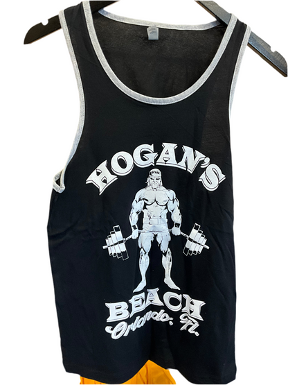Mens Black Hogans Gym Tank Top