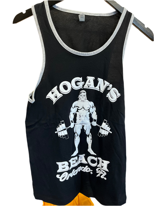Mens Black Hogans Gym Tank Top