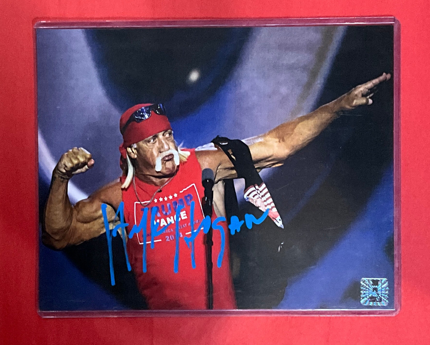 Trumpamania Bow n Arrow Autographed 8x10 Photo