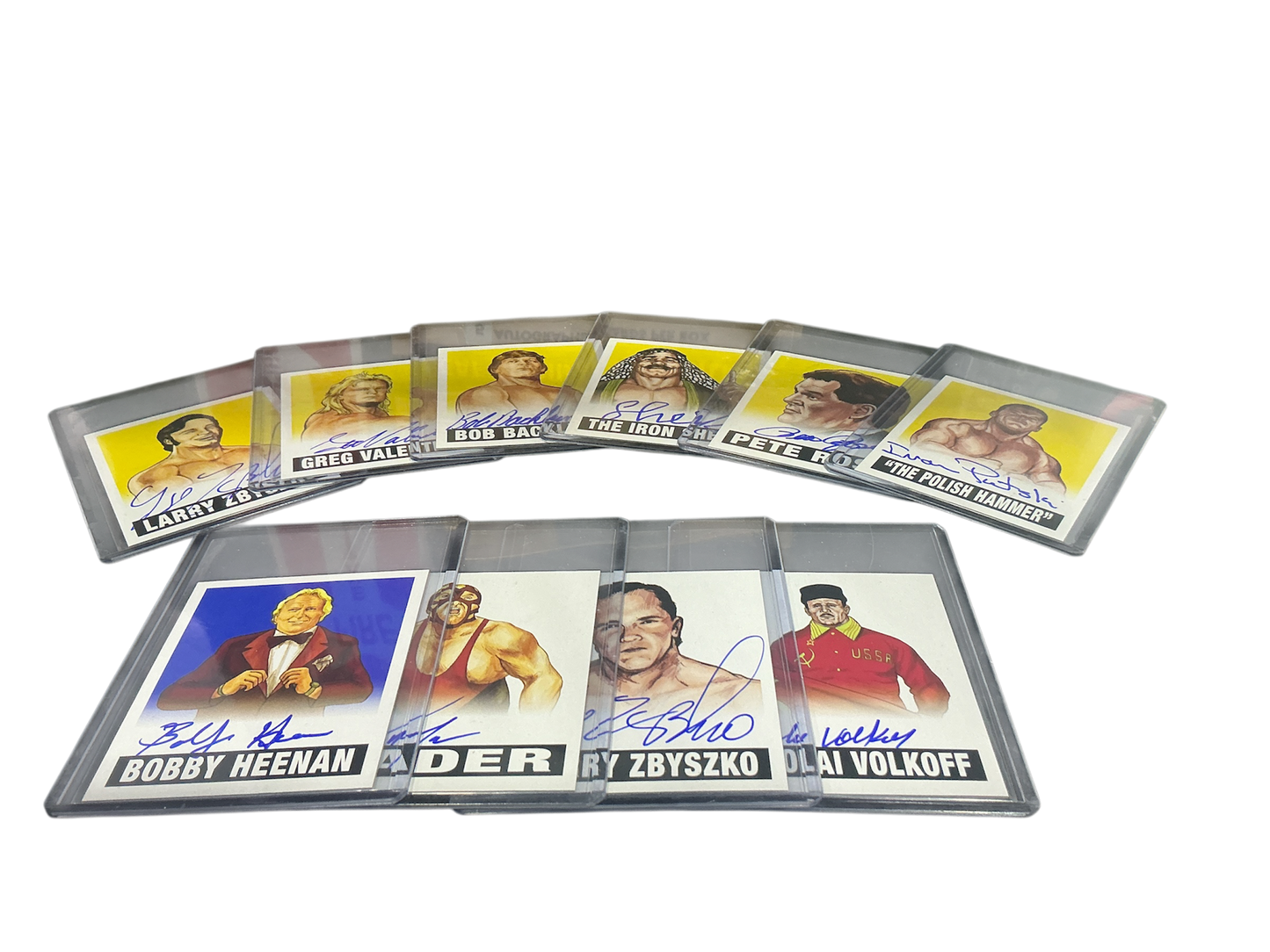 Consignment CM - Leaf Originals Wrestling 2012 10 Autographed Cards