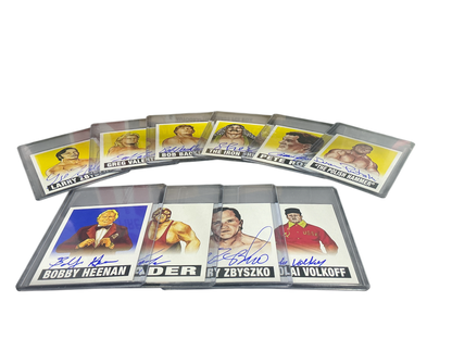 Consignment CM - Leaf Originals Wrestling 2012 10 Autographed Cards