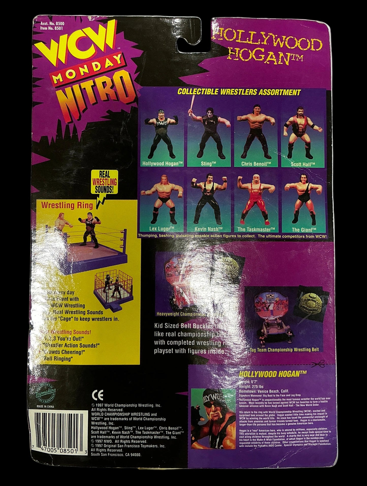 Consignment SR - Numberland Toys Hollywood Hogan Action Figure Signed