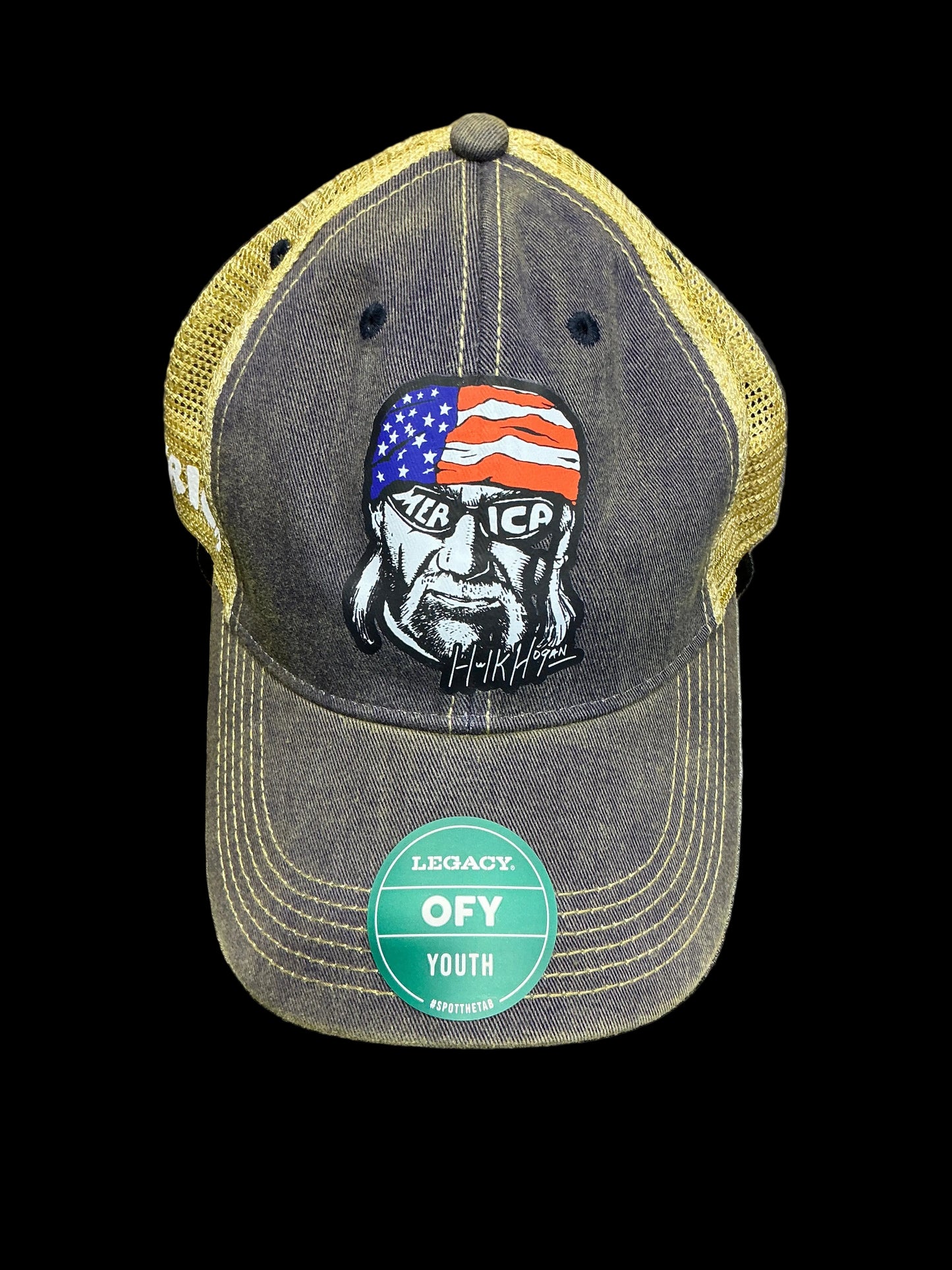 Youth Vintage Denim/Brown Merica Hat