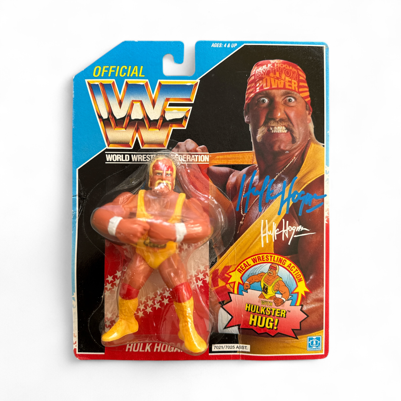 Official WWF Hulkster Huge Autographed HASBORO Action figure
