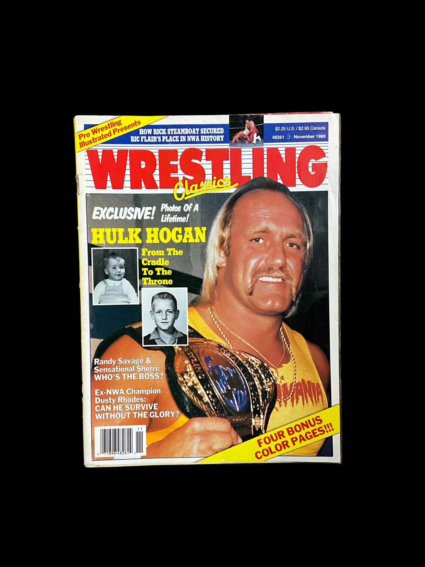 Wrestling Classics Hulk Hogan Unsigned Magazine