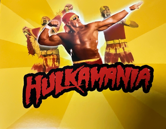 Yellow Hulkamania Trio Collage 16x20 Unsigned Poster