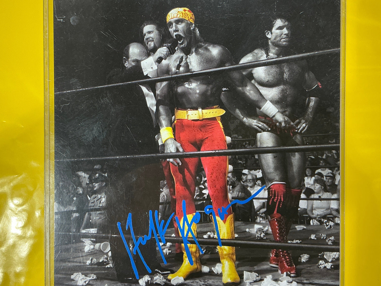 Consignment SR - NWO Hogan Debut 8x10 Photo Signed Framed
