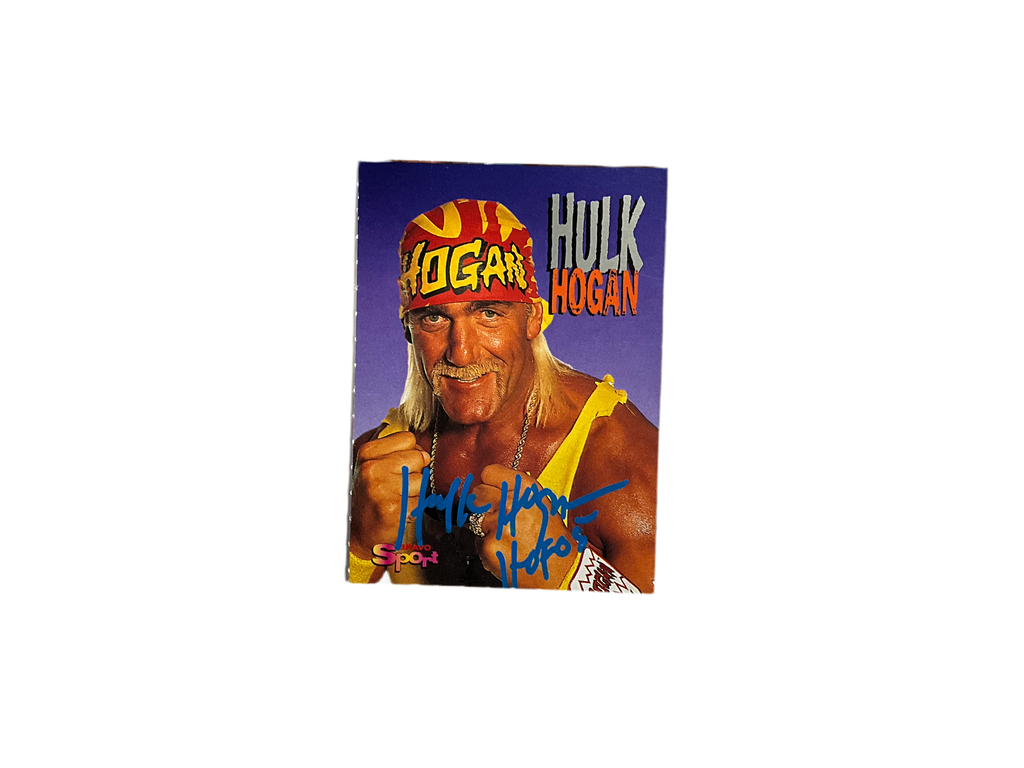 Bravo Sport Hulk Hogan Signed Trading Card