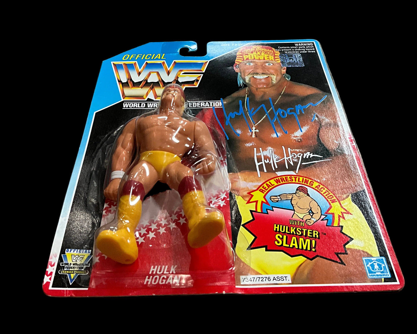 WWF Hulkster Slam Hasbro Figure Signed