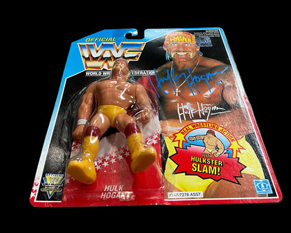 WWF Hulkster Slam Hasbro Figure Signed
