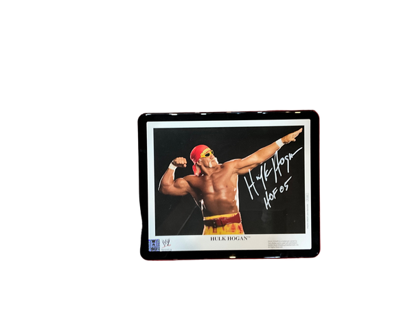Framed Original Promo WWE Bow N Arrow Autographed 8x10 Photo