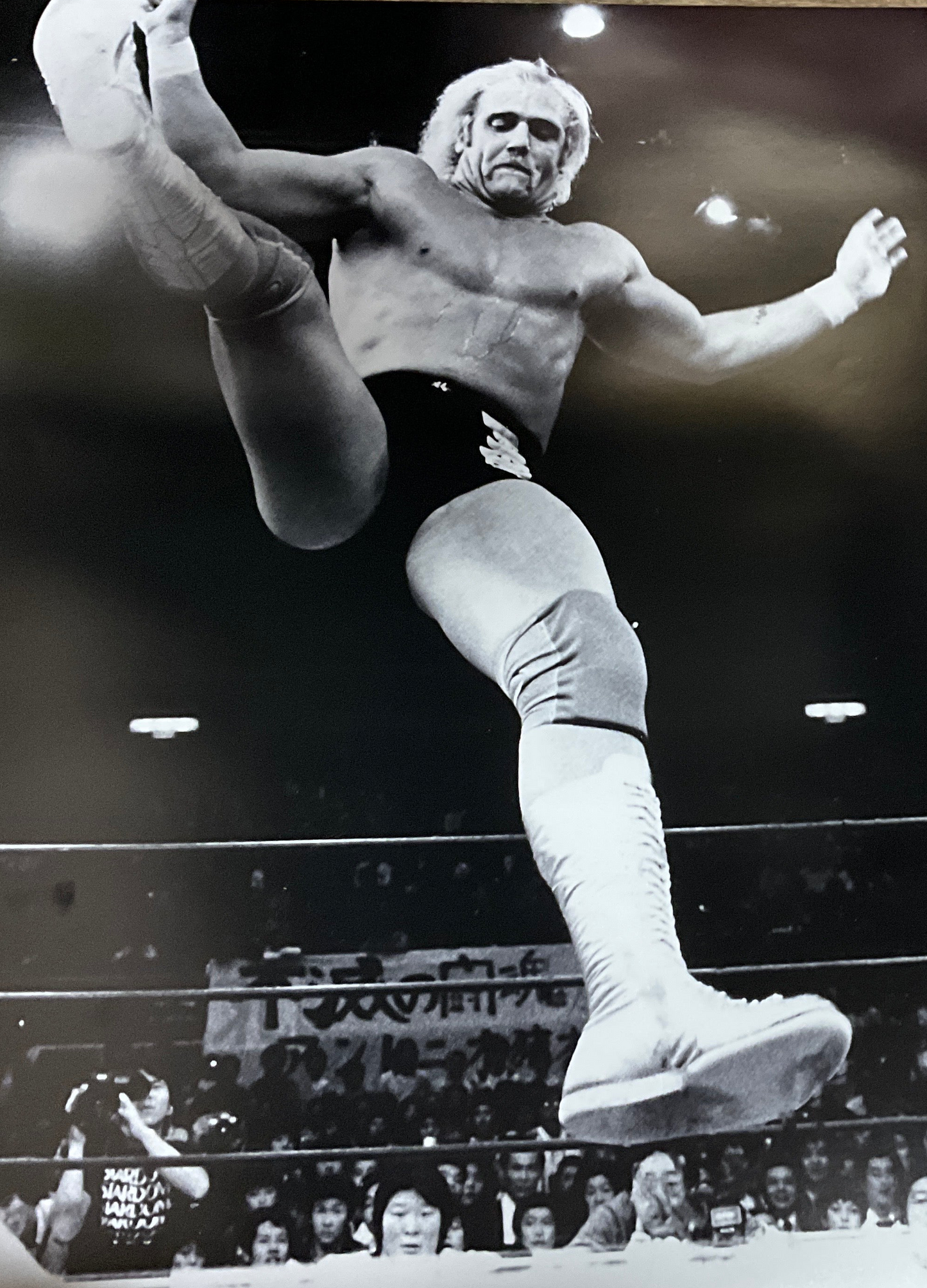 Black & White Japan Leg Drop 18x24 Unsigned Poster