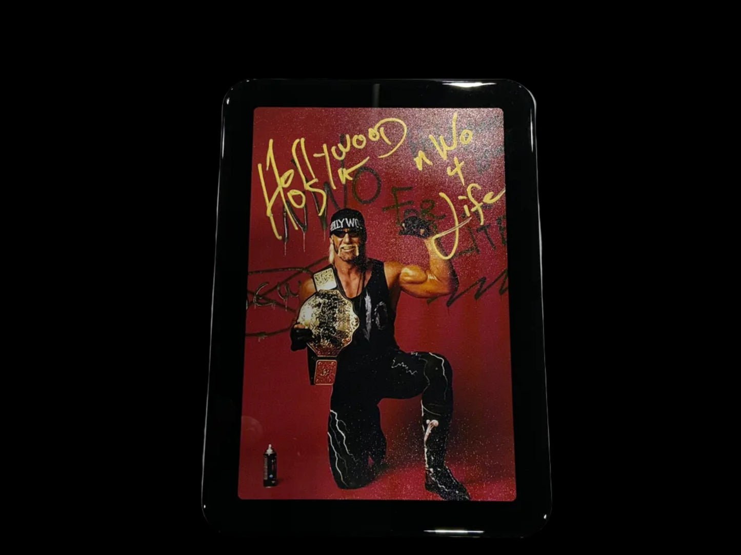 Consignment SR - Framed Hollywood Hogan 4x6 Photo Signed