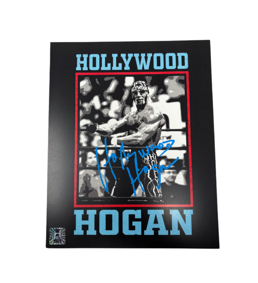 Hollywood Hogan Snapshot Autographed 8x10 Photo