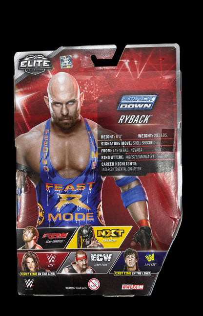 Signed WWE Wrestling Elite Collection Series 41 Ryback Action Figure