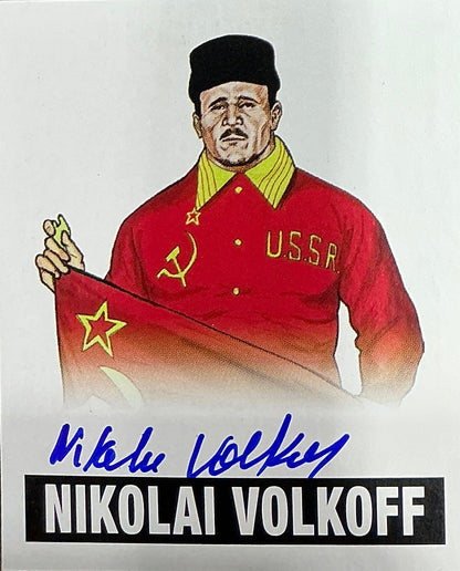 Leaf Originals Nikolai Volkoff Signed Trading Card