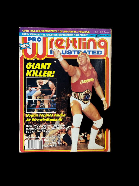 Pro Wrestling Illustrated Hulk Hogan Unsigned Magazine