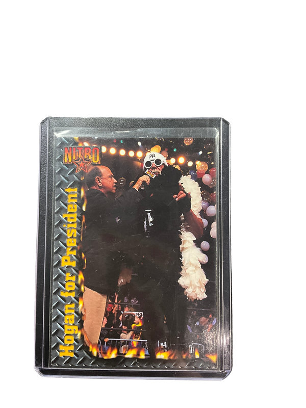 WCW Monday Night Nitro Hogan For President Trading Card #67