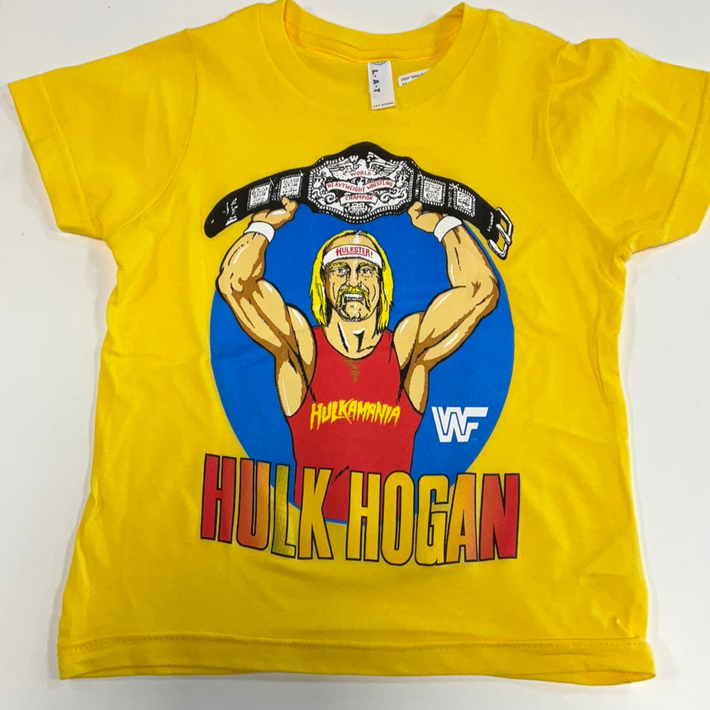 Youth Yellow Hulk WWF Tee